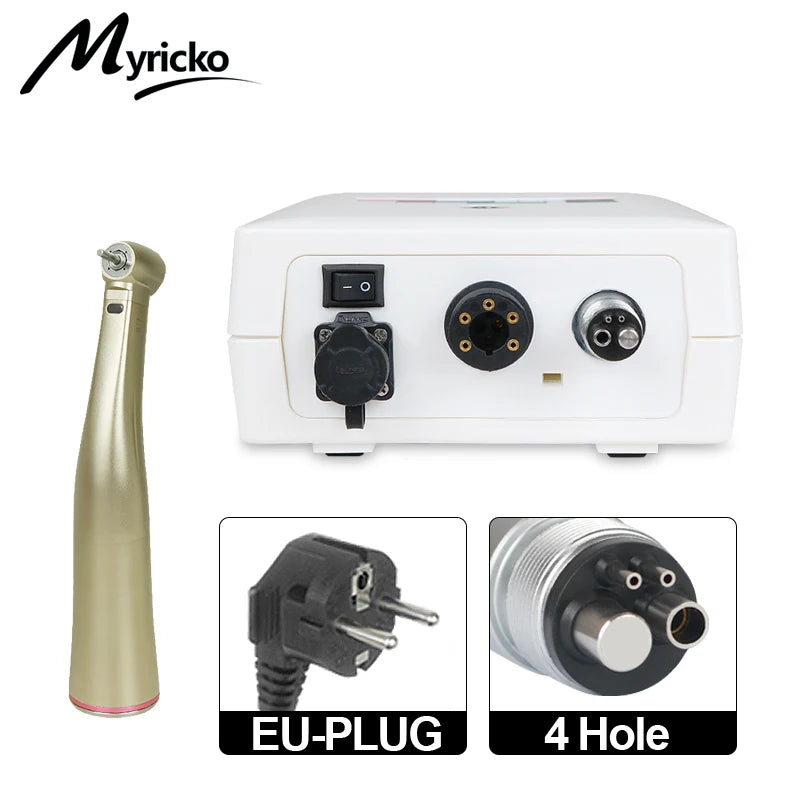 Fiber Optical Electric Motor: Dental Clinical Brushless LED Micromotor with Handpiece, Dentist Tips & Odontologia Lab Equipment