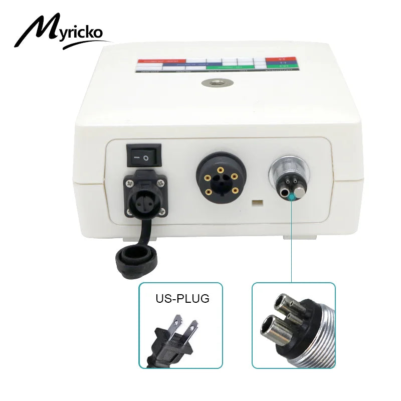 Fiber Optical Electric Motor: Dental Clinical Brushless LED Micromotor with Handpiece, Dentist Tips & Odontologia Lab Equipment