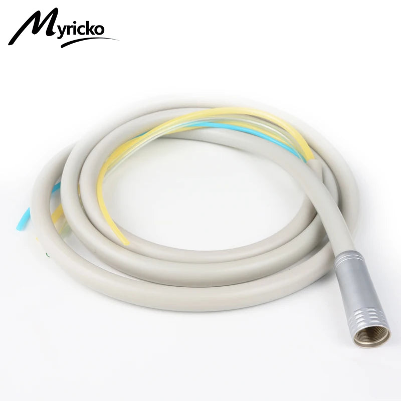 Dental 2/4 Holes Tubing: Silicone with Connector, Hose Cable for High Speed Handpiece, Dental Chair & Dentist Dentistry Tool