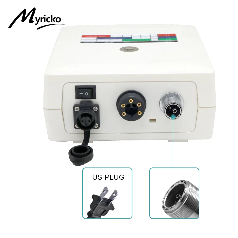 Fiber Optical Electric Motor: Dental Clinical Brushless LED Micromotor with Handpiece, Dentist Tips & Odontologia Lab Equipment
