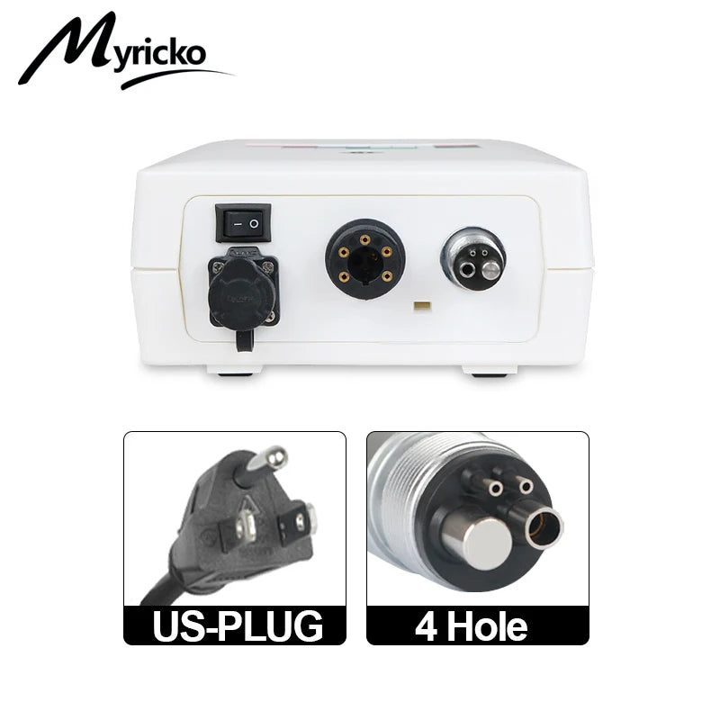 Myricko Dental Brushless LED Micro Motor Fiber Optical Electric MicroMotor Dentistry Instrument Tools