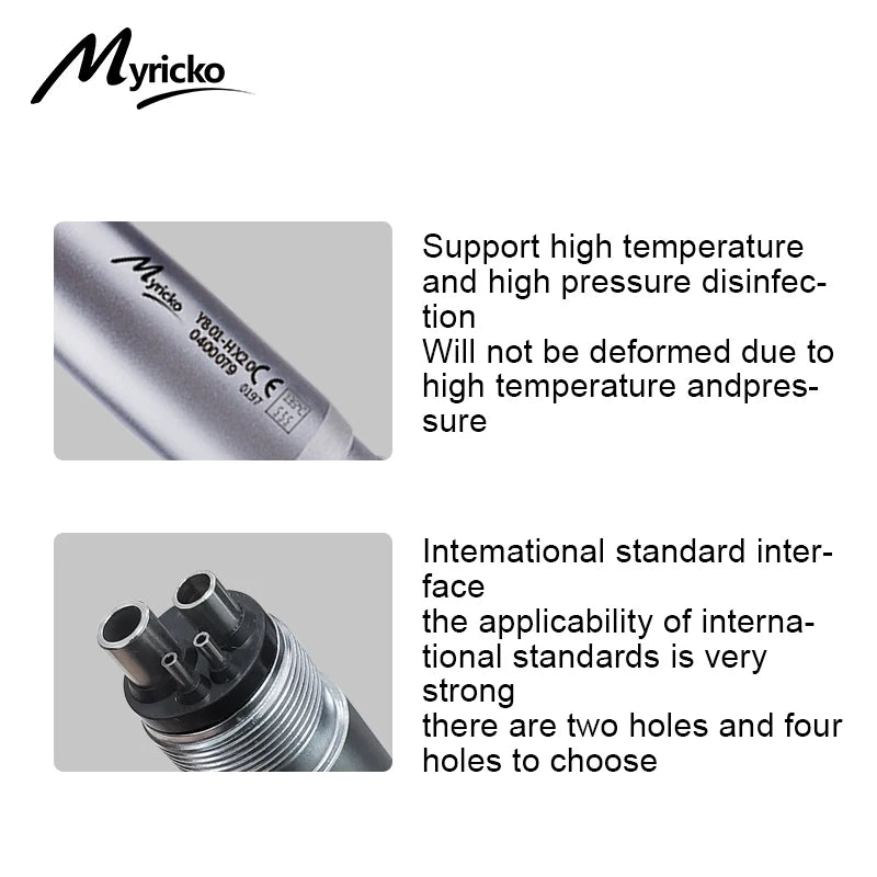 Dental High Speed Led Handpiece Push Button Tripe Water Spary Dentist High Speed Handpieces Ceramic Bearing Turbine B2/M4