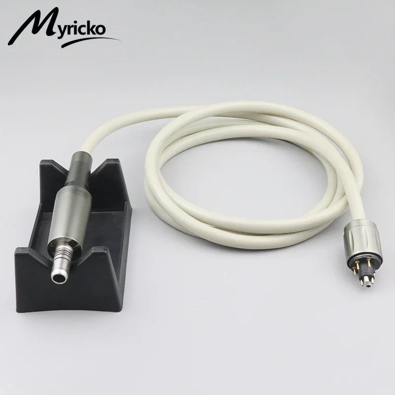 Dental Led Handpiece for Brushless Micromotor Linking Pipelines Electric Motor Internal Water Spray Compatible